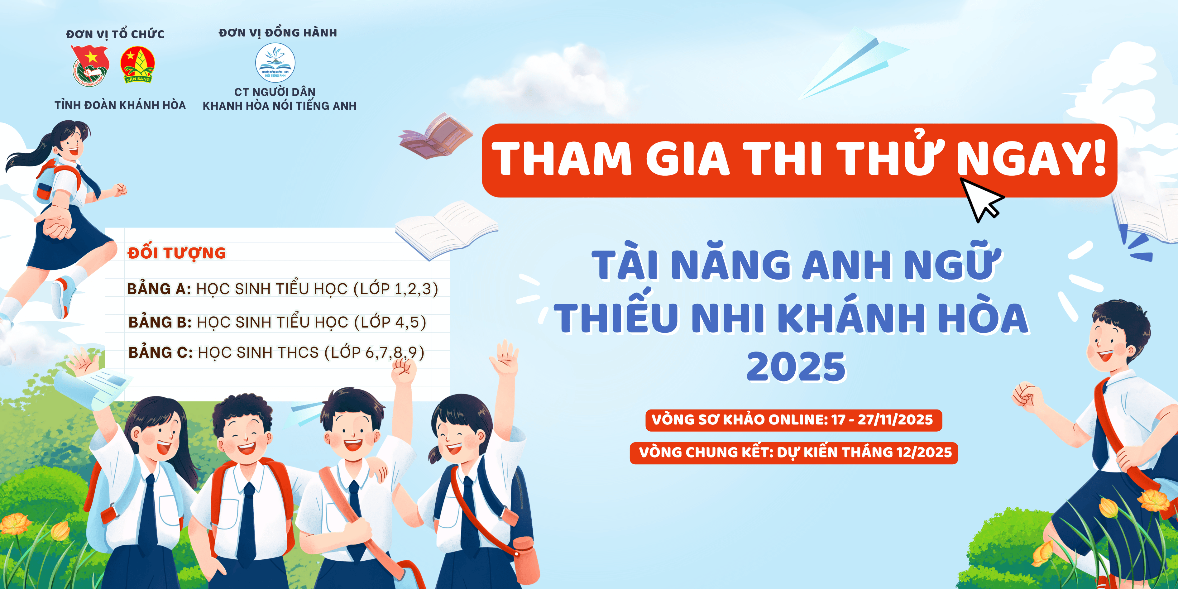 [THI THỬ] CUỘC THI TÀI NĂNG ANH NGỮ THIẾU NHI TỈNH KHÁNH HÒA 2025
